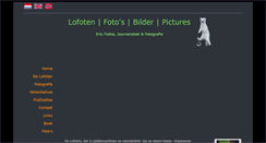 Desktop Screenshot of lofotenbilder.no
