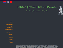 Tablet Screenshot of lofotenbilder.no
